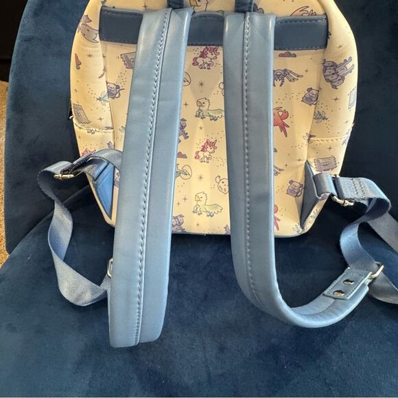 NWT Loungefly Harry Potter Chibi Magical Creatures Mini Backpack & Cardholder - Picture 7 of 10